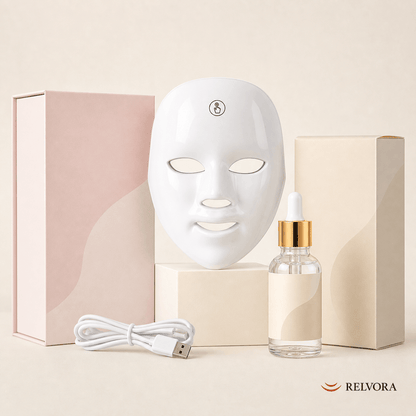 Mascarilla LED Ritual Relvora - Luz Roja y Photon 7 Colores