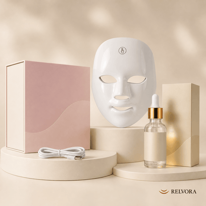 Mascarilla LED Ritual Relvora - Luz Roja y Photon 7 Colores