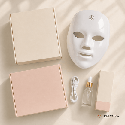 Mascarilla LED Ritual Relvora - Luz Roja y Photon 7 Colores