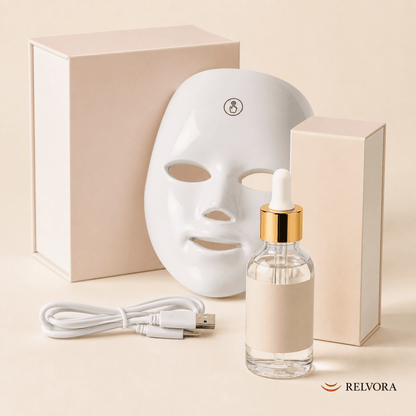 Mascarilla LED Ritual Relvora - Luz Roja y Photon 7 Colores
