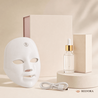Mascarilla LED Ritual Relvora - Luz Roja y Photon 7 Colores